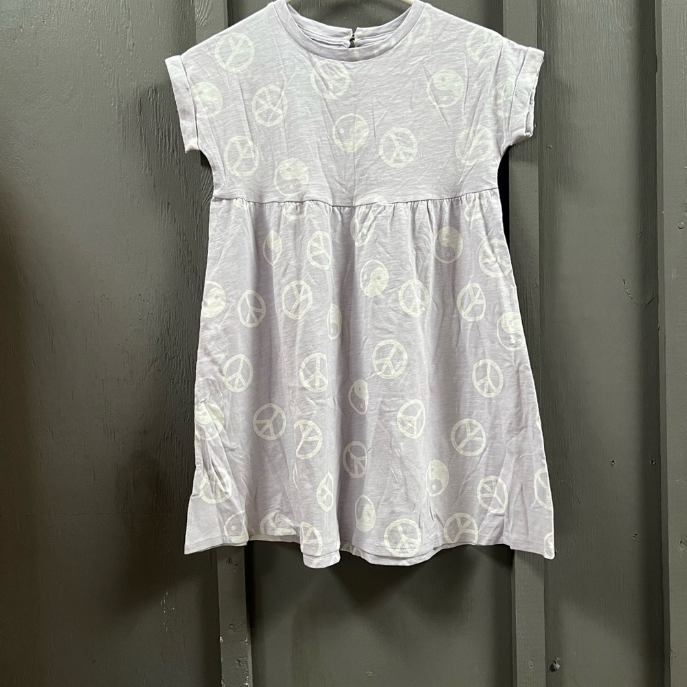 Little Co. peace and ying yang dress